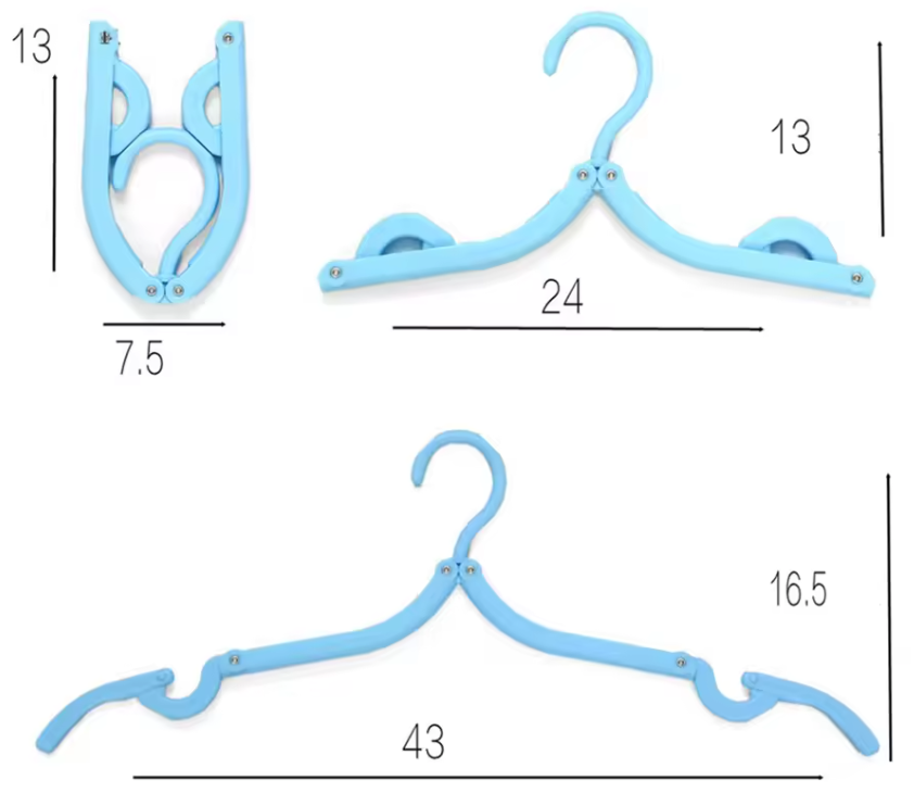 Cintres de Voyage Pliables | Accessoire Idéal pour Vos Déplacements