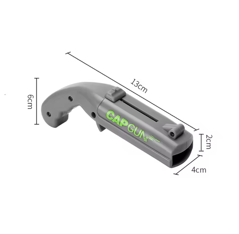 Ouvre-Bouteille Pistolet Cap Gun | Décapsuleur & Lanceur de Bouchons