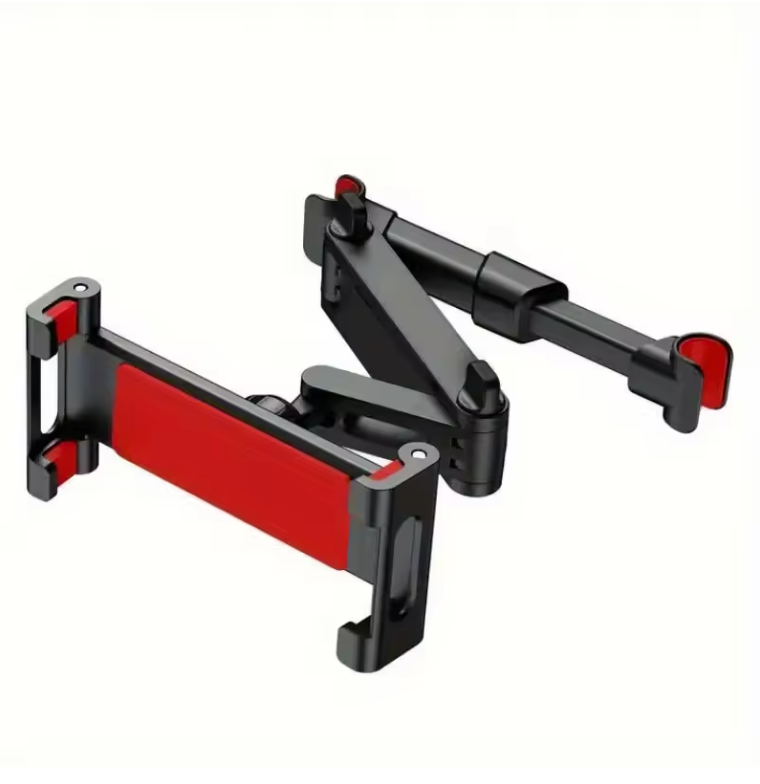 Support Tablette Voiture Appui-Tête | Rotation 360° & Bras Extensible Aluminium