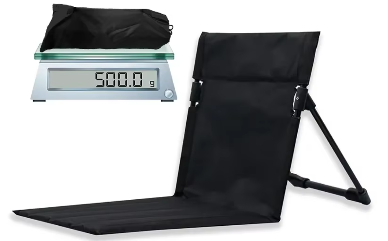 Chaise de Camping Pliable avec Dossier | Ultra-Légère, Confortable & Portable