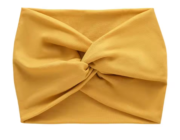 Bandeau Large Torsadé Femme | Style Bohème Chic | Accessoire Polyvalent & Confortable