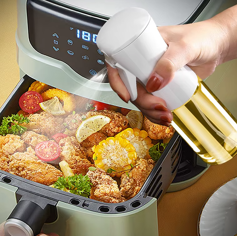 Pulvérisateur d’Huile de Cuisine 500ml | Bouteille Spray Fine pour Huile d’Olive, Vinaigre & Sauces