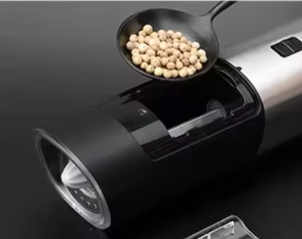 Moulin à Sel ou Poivre Électrique Automatique | LED Intégrée | Finesse Réglable