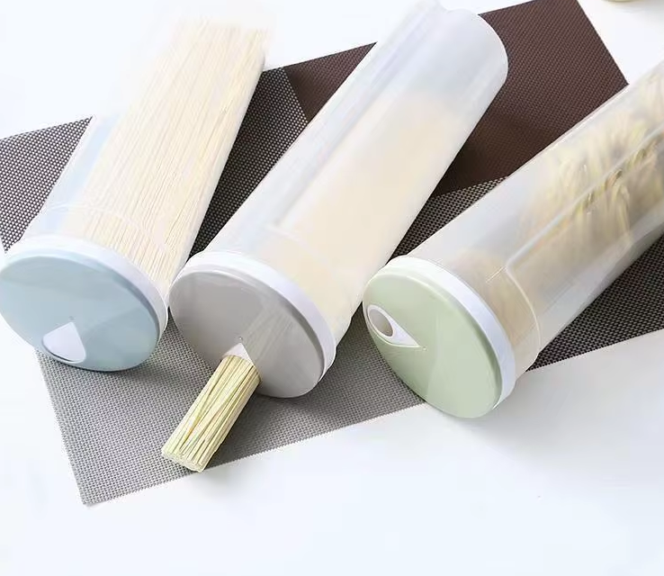 Boîte de Rangement Hermétique Pâtes & Céréales | Récipient Divisé | Doseur