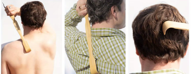 Grattoir de Dos en Bambou Naturel | Massage & Soulagement des Démangeaisons