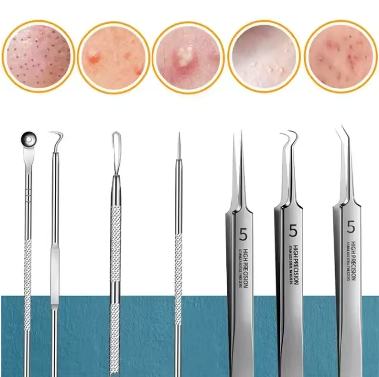 Kit Extracteur de Points Noirs & Boutons | 11 Pièces
