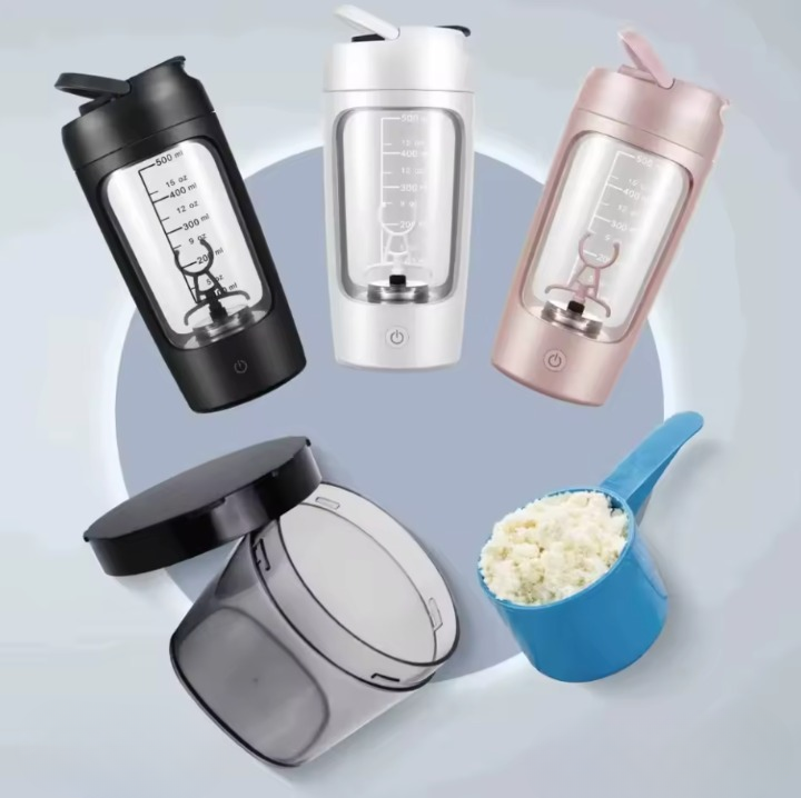 Shaker Électrique Rechargeable | Mélange Parfait & Sans Grumeaux