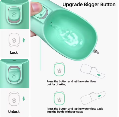 Bouteille d’Eau Portable pour Animaux | Hydratation Facile & Sécurisée !