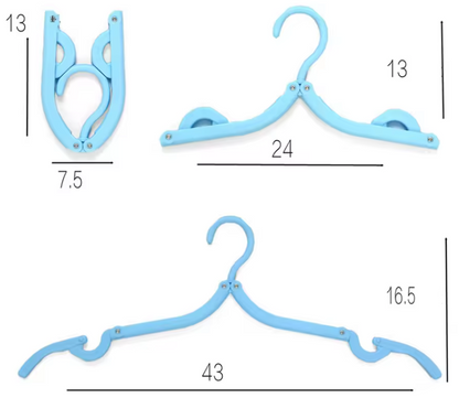 Cintres de Voyage Pliables | Accessoire Idéal pour Vos Déplacements