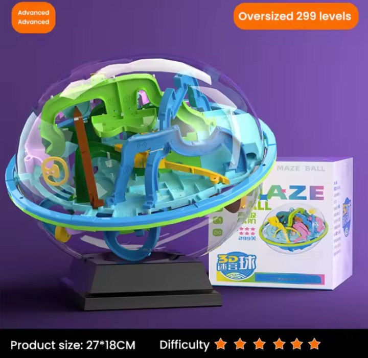 Boule Labyrinthe 3D | Défi & Amusement pour Petits et Grands !