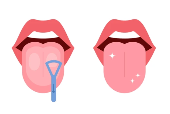 Kit Grattoir à Langue en Acier Inoxydable | Hygiène Buccale & Haleine Fraîche