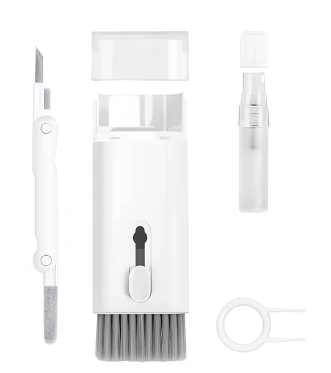 Kit de Nettoyage Électronique 7 en 1 | Nettoyeur pour Clavier, Ordinateur, Téléphone & Écouteurs
