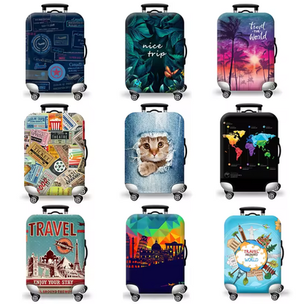 Housse de Protection pour Bagages Voyage Autour du Monde | Valise 48-80cm