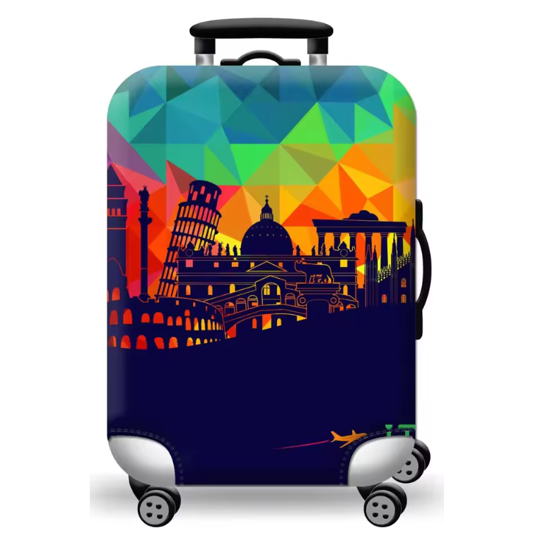 Housse de Protection pour Bagages Voyage Autour du Monde | Valise 48-80cm