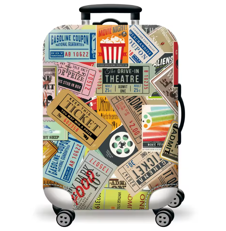 Housse de Protection pour Bagages Voyage Autour du Monde | Valise 48-80cm