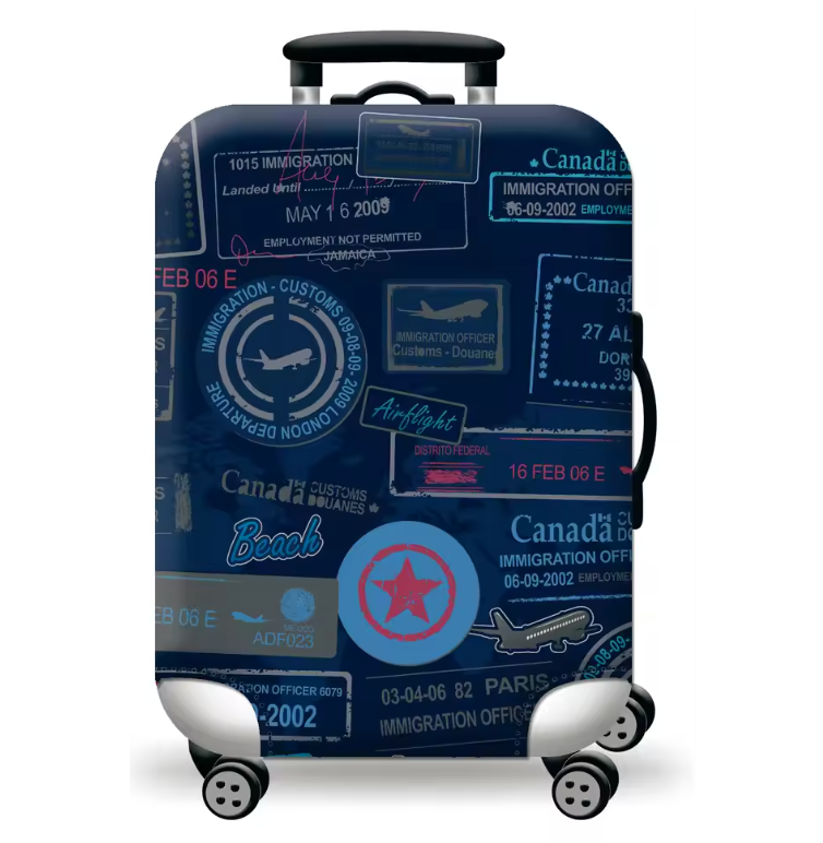 Housse de Protection pour Bagages Voyage Autour du Monde | Valise 48-80cm