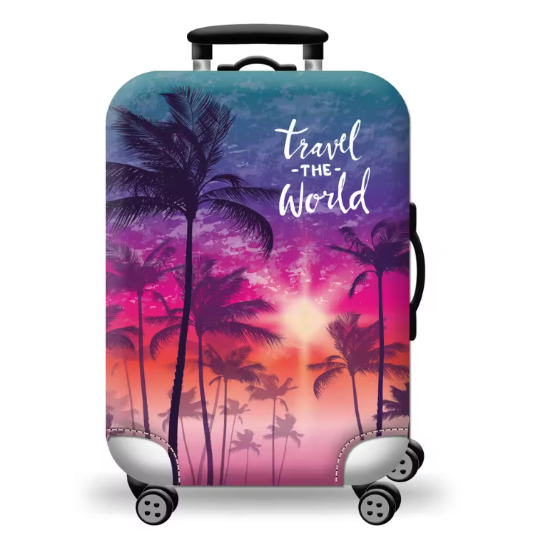 Housse de Protection pour Bagages Voyage Autour du Monde | Valise 48-80cm