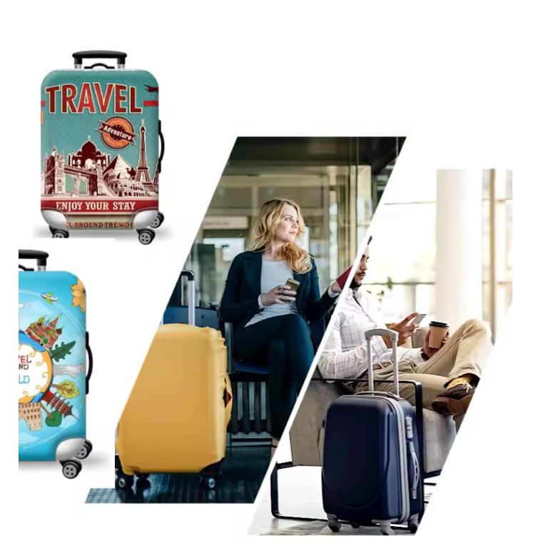 Housse de Protection pour Bagages Voyage Autour du Monde | Valise 48-80cm