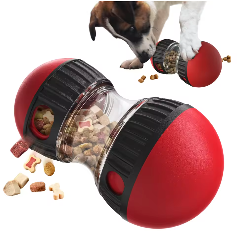 Jouet Interactif pour Chien | Distributeur de Croquettes & Mangeoire Lente