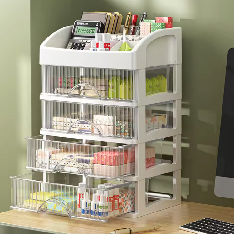 Boîte de Rangement Transparente pour Bijoux & Cosmétiques | Grande Capacité & Design