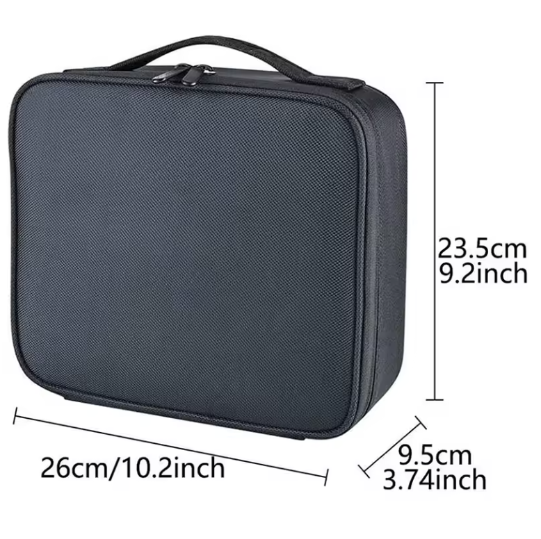 Trousse de Maquillage de Voyage Étanche | Grande Capacité & Compartiments Amovibles