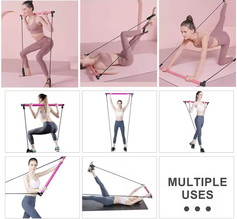 Barre de Pilates Multifonction | Fitness, Yoga & Renforcement Musculaire