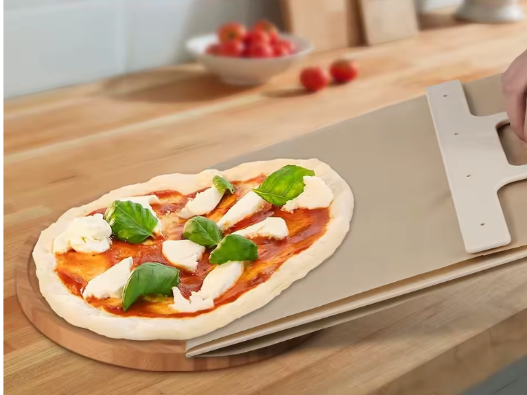 Pelle à Pizza Coulissante | Spatule de Cuisson Antiadhésive & Pratique