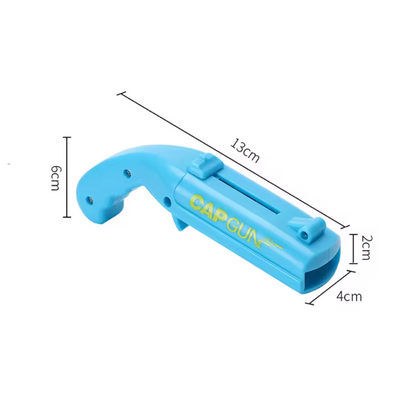 Ouvre-Bouteille Pistolet Cap Gun | Décapsuleur & Lanceur de Bouchons