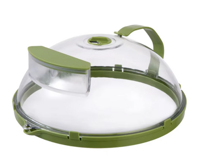 Couvercle Micro-Ondes avec Réservoir d’Eau | Cloche Anti-Éclaboussures & Cuiseur Vapeur