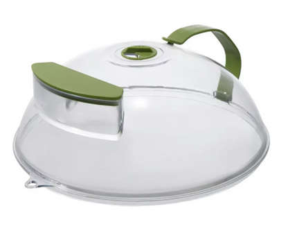 Couvercle Micro-Ondes avec Réservoir d’Eau | Cloche Anti-Éclaboussures & Cuiseur Vapeur