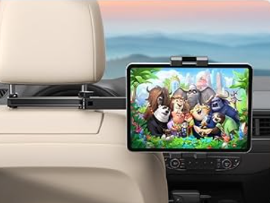 Support Tablette Voiture Appui-Tête | Rotation 360° & Bras Extensible Aluminium