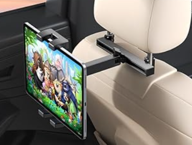 Support Tablette Voiture Appui-Tête | Rotation 360° & Bras Extensible Aluminium