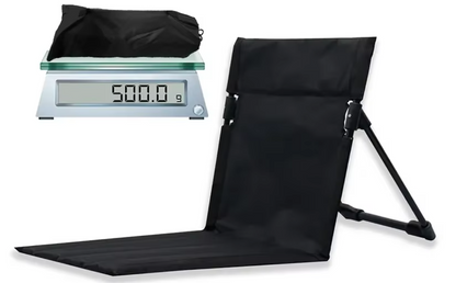 Chaise de Camping Pliable avec Dossier | Ultra-Légère, Confortable & Portable