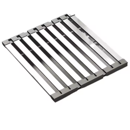 Égouttoir d’Évier Pliable Inox 304 | Support Rétractable Multifonction & Design Compact