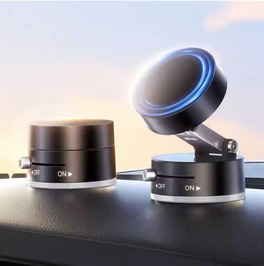 Support Téléphone Magnétique à Ventouse | Double Face, Rétractable & Rotatif 360° | Fixation Universelle Ultra-Forte