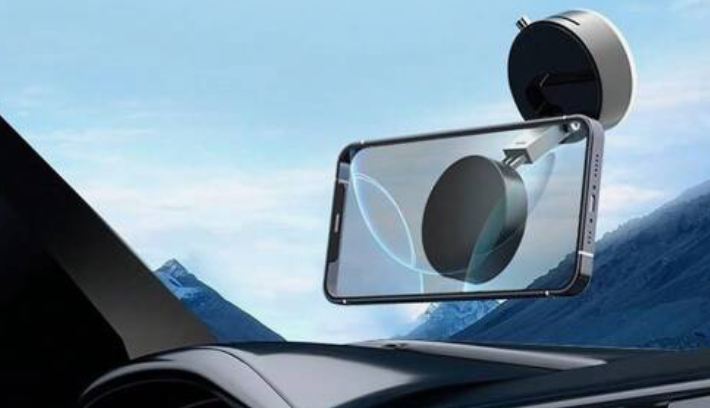 Support Téléphone Magnétique à Ventouse | Double Face, Rétractable & Rotatif 360° | Fixation Universelle Ultra-Forte