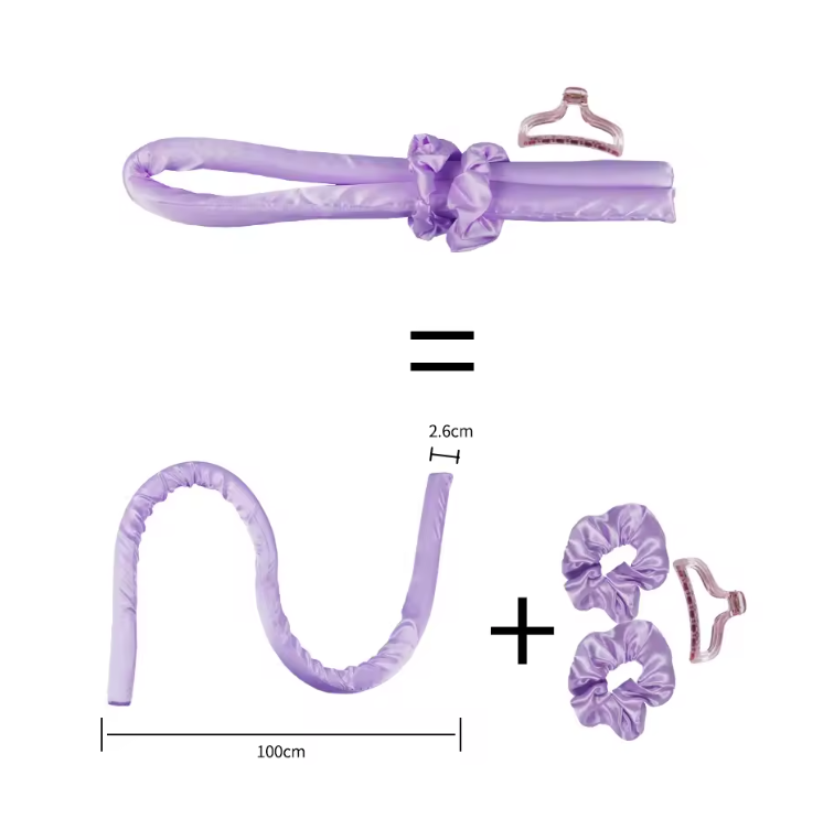 Bigoudi Sans Chaleur | Bandeau Boucleur Cheveux Doux & Brillants | Coiffure Naturelle & Confortable