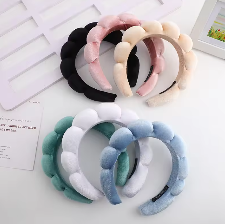 Bandeau Velours | Accessoire Doux & Chic pour Soins, Maquillage ou Coiffure