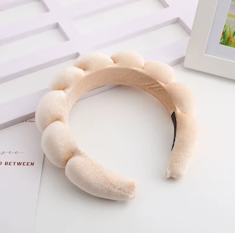 Bandeau Velours | Accessoire Doux & Chic pour Soins, Maquillage ou Coiffure