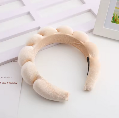 Bandeau Velours | Accessoire Doux & Chic pour Soins, Maquillage ou Coiffure