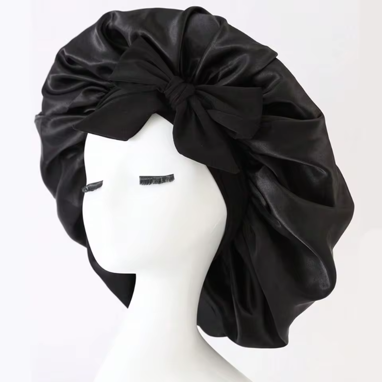 Bonnet de Nuit en Satin Réglable | Protection Cheveux Bouclés, Lisses ou Locks