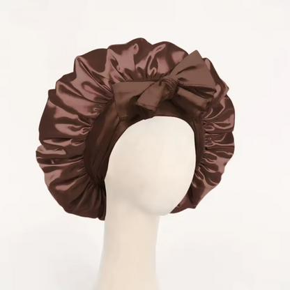Bonnet de Nuit en Satin Réglable | Protection Cheveux Bouclés, Lisses ou Locks