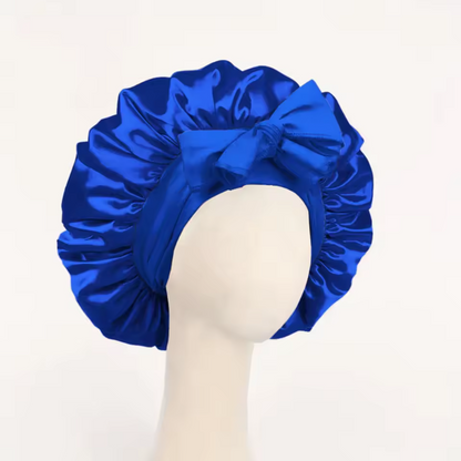 Bonnet de Nuit en Satin Réglable | Protection Cheveux Bouclés, Lisses ou Locks
