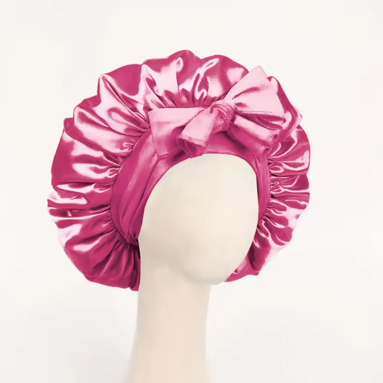 Bonnet de Nuit en Satin Réglable | Protection Cheveux Bouclés, Lisses ou Locks