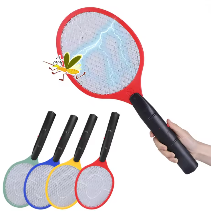 Raquette Anti-Moustiques Électrique Sans Fil | Légère & Efficace Contre Mouches, Guêpes et Insectes Volants