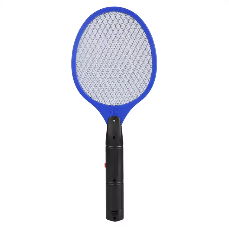 Raquette Anti-Moustiques Électrique Sans Fil | Légère & Efficace Contre Mouches, Guêpes et Insectes Volants