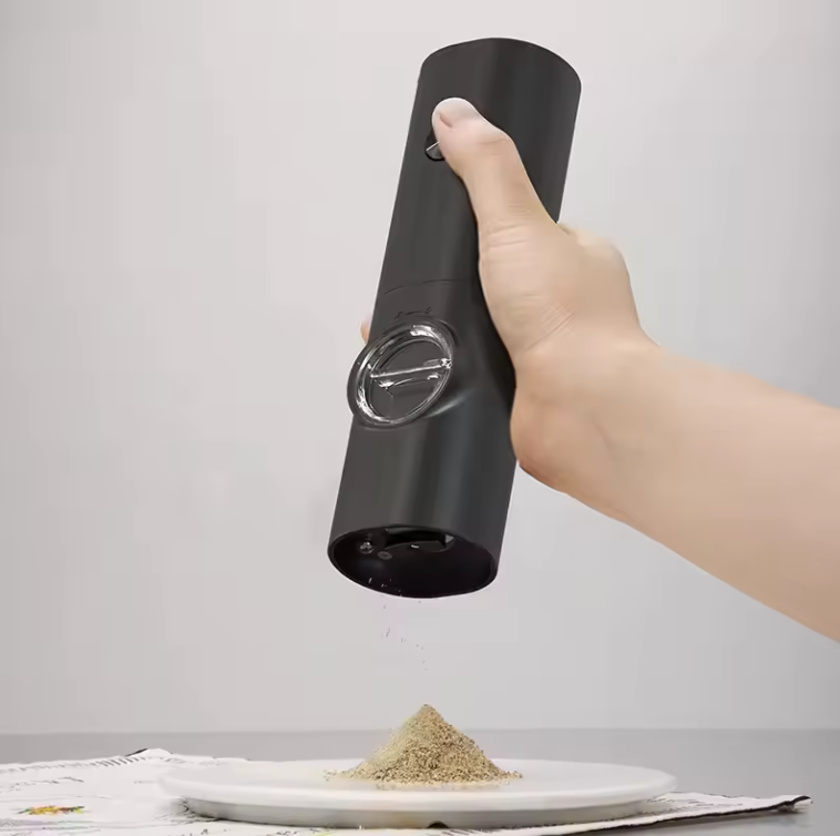 Moulin à Sel ou Poivre Électrique Automatique | LED Intégrée | Finesse Réglable