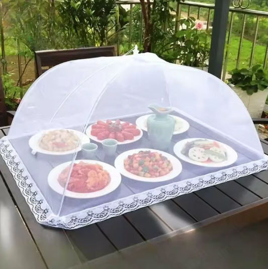 Cloche Alimentaire en Maille Pliable | Protection Anti-Moustiques & Anti-Mouches | Pique-nique & Barbecue