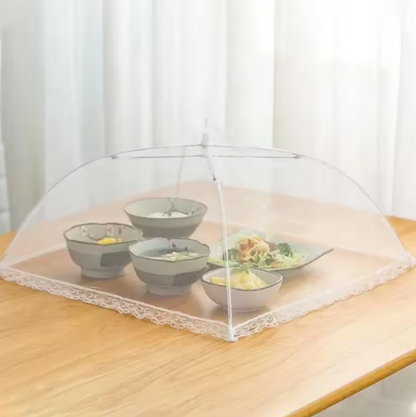 Cloche Alimentaire en Maille Pliable | Protection Anti-Moustiques & Anti-Mouches | Pique-nique & Barbecue