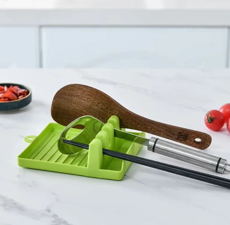 Support de Cuillère & Couvercle de Casserole | Organiseur de Comptoir Polyvalent & Facile à Nettoyer